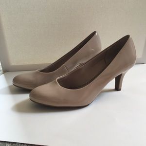 Nude Patent Leather Heels